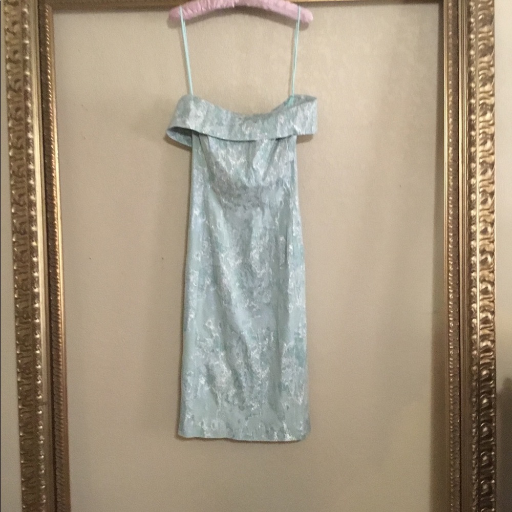 Theia (Neiman Marcus) Strapless Dress